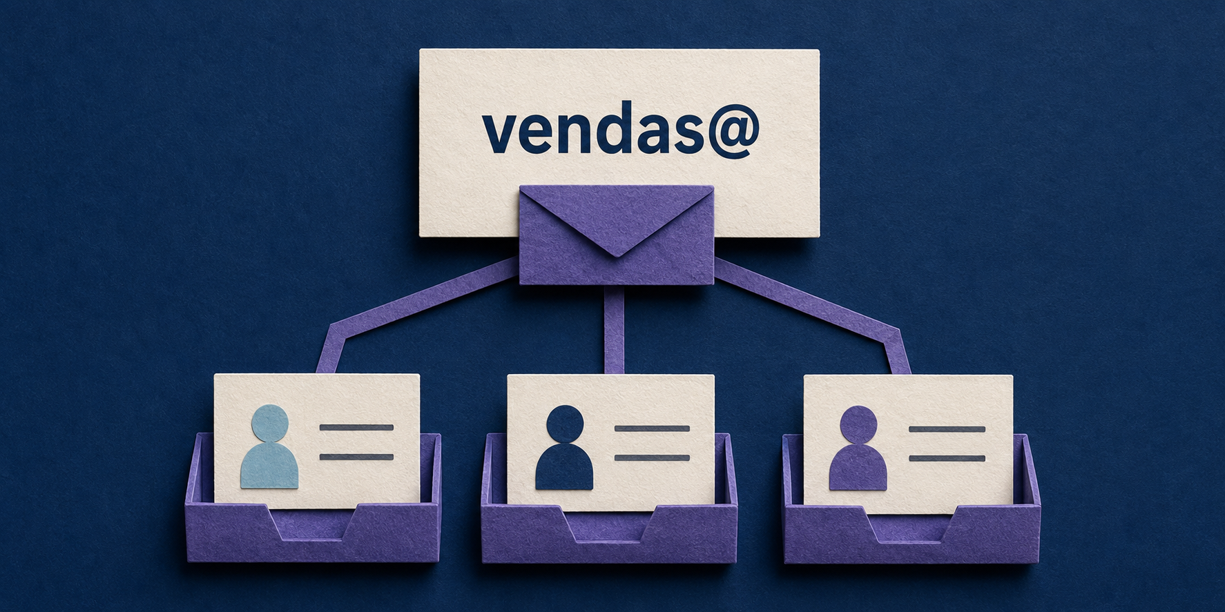 Alias de vendas distribuído para diferentes pessoas