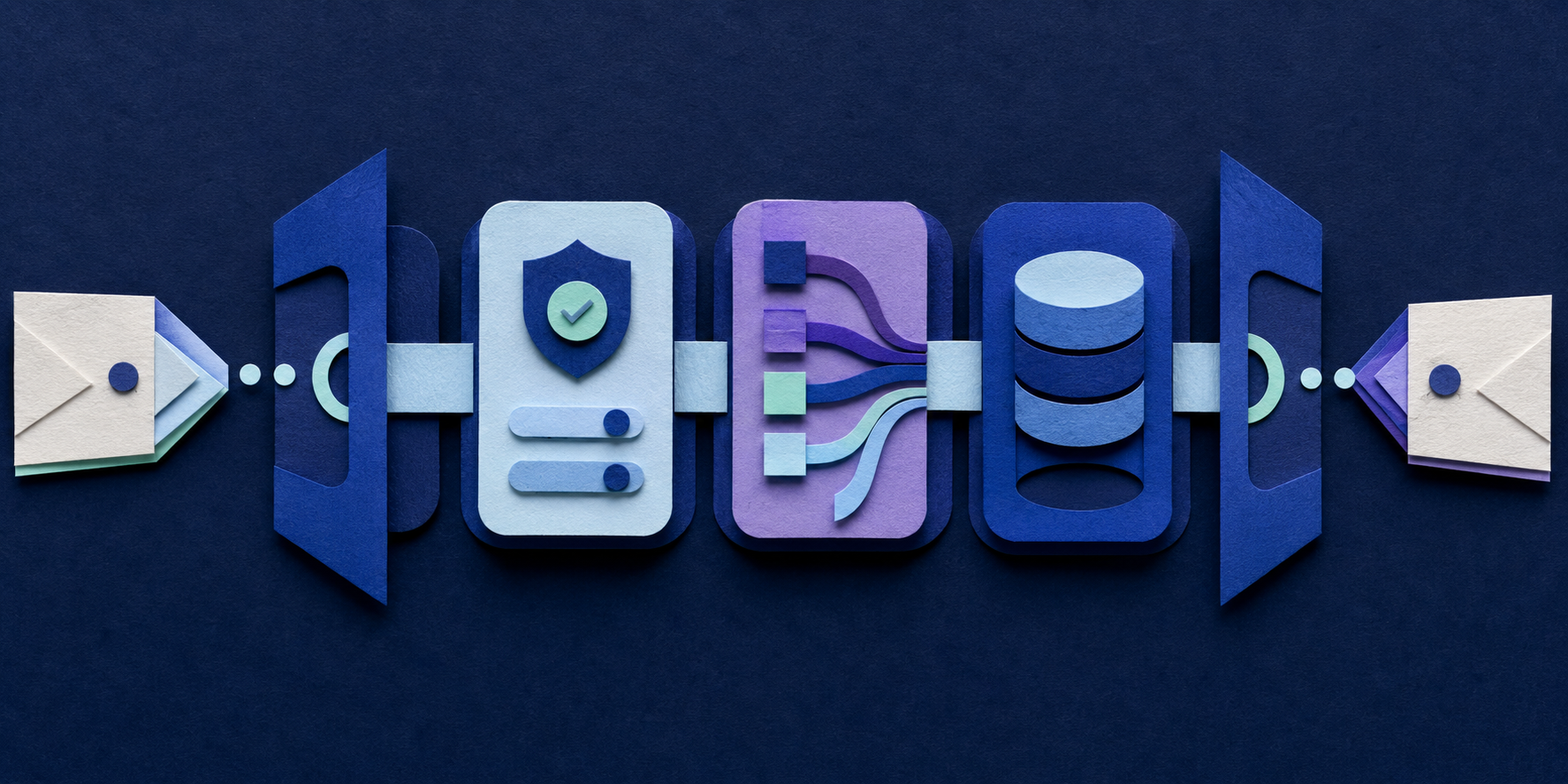 Fluxo de requisição, validação e resposta de uma API